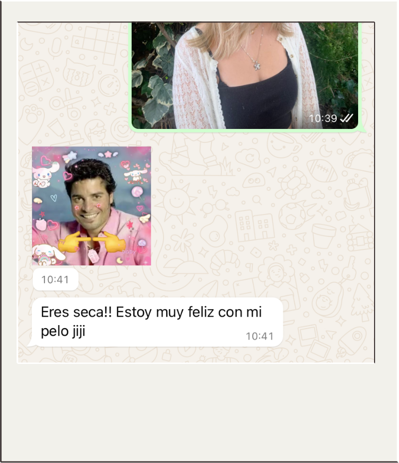 Clienta: Quedó hermoso, muchas gracias