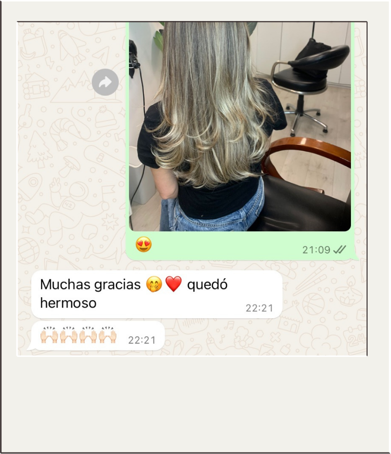 Clienta: Lo amoo, muy seca